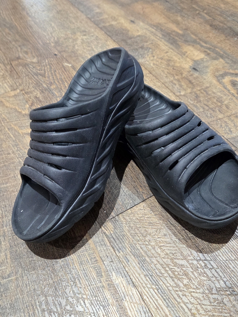 Hoka Black Women's Slide Sandals - Cushioned Slip-On - Picture 2 of 10